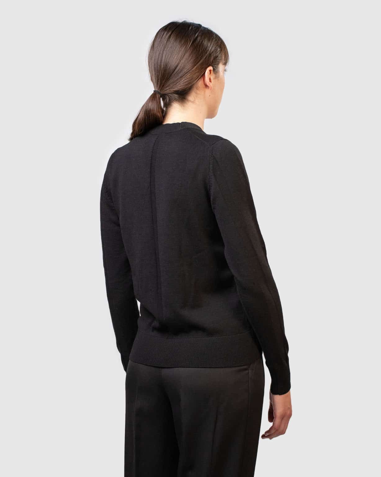 Douillet - Pull Laine Française Noir - Femme