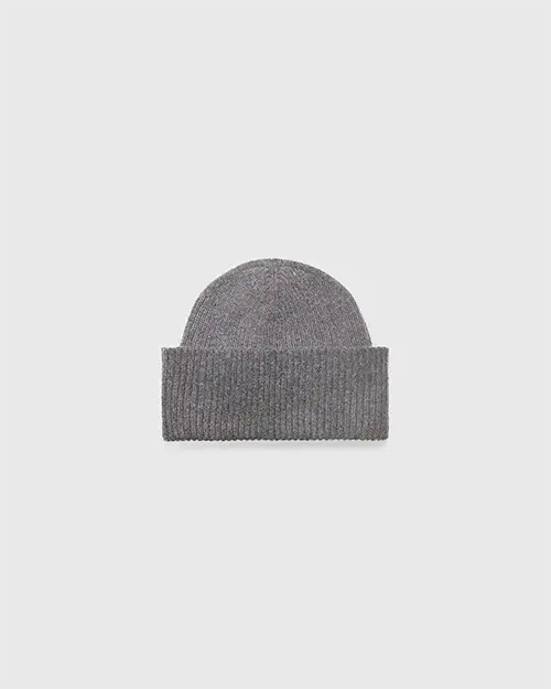 Image produit du Bonnet Cachemire Régénéré Gris Anthracite de la marque Maison Douillet.